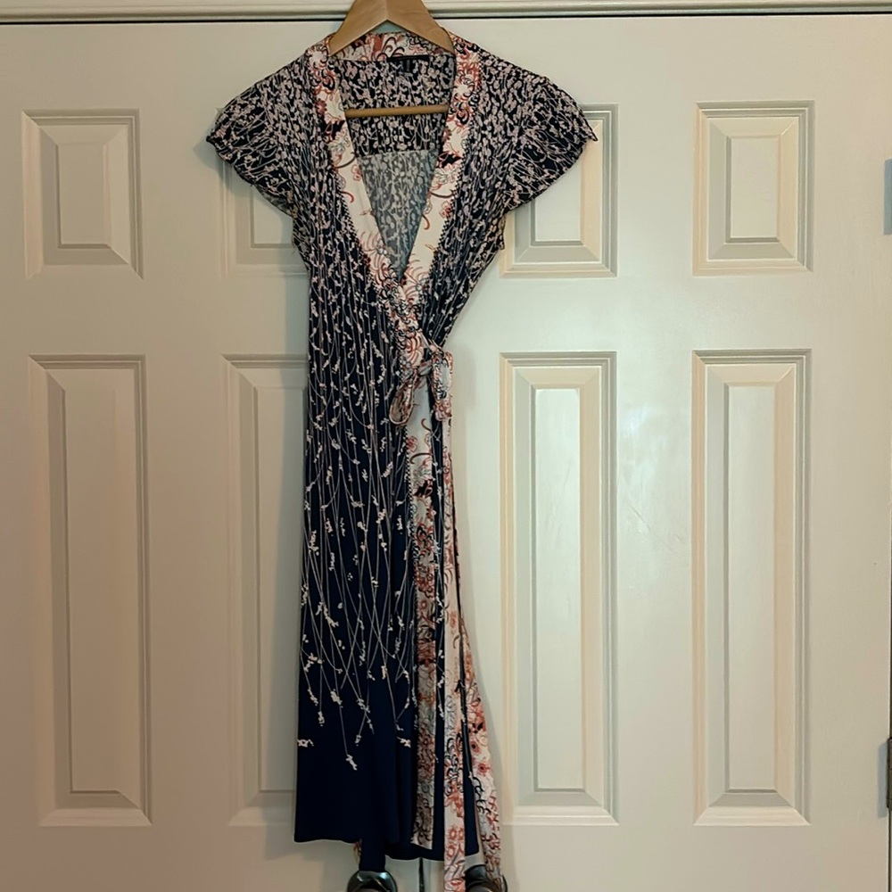 Ellie Tahari silk wrap dress